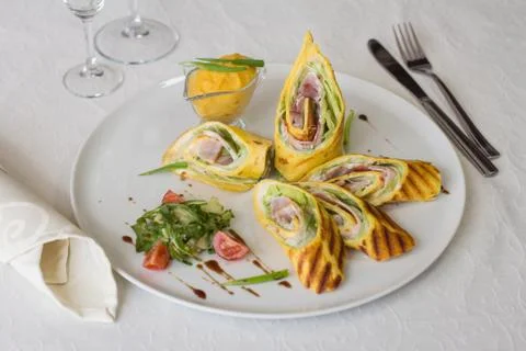 Cold appetizer in Mexican style Stock Photos