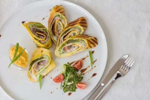 Cold appetizer in the Mexican style Stock Photos