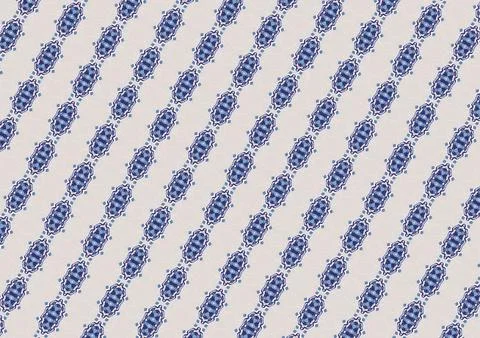 Cold arctic aurora palette repeatable decorative tile pattern in midnight, cornf Stock Illustration