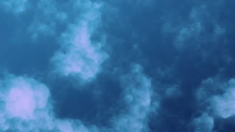 A cold background of smoke. thick blue smoke. overlay Stock Footage 276319171