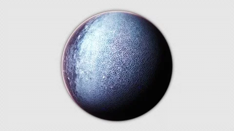 Cold-Band Cloud Planet Stock Footage 321599540