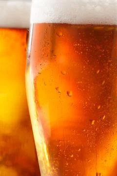 Cold beer background Stock Photos