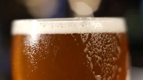 Cold Beer Close Up Stock Footage 41067713