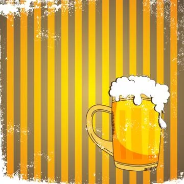 Cold beer Stock Illustration