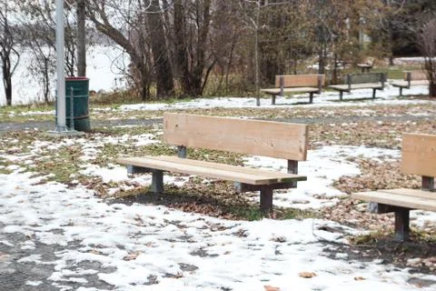 Cold Bench Stock Photos