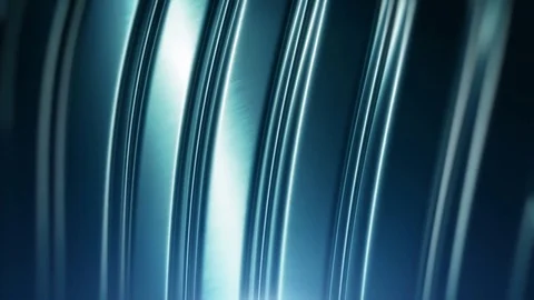 Cold Blue Metal Chrome Background Stock Footage 72507484