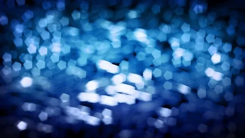 Cold Blue Motion Bokeh Lights Stock Footage 70176858