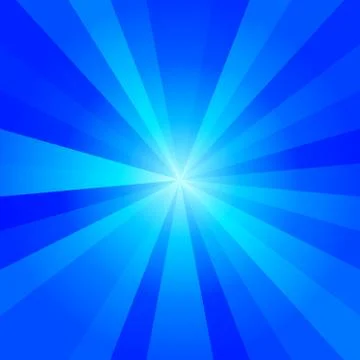 Cold blue tones abstract radiant background Stock Illustration