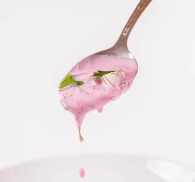 Cold borscht Stock Photos