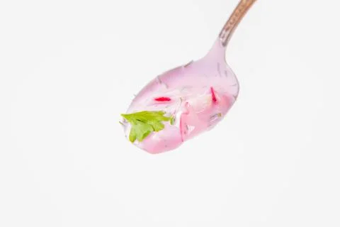 Cold borscht Stock Photos