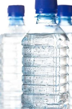 Cold bottled water Stock Photos