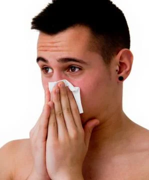 Cold boy Stock Photos