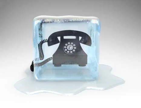 Cold call Foto stock