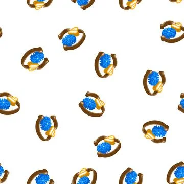 Cold calling isometric icon seamless pattern 스톡 일러스트