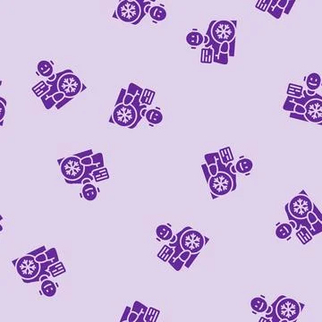 Cold calling lead glyph seamless pattern 스톡 일러스트