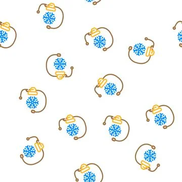 Cold calling vector seamless pattern 스톡 일러스트