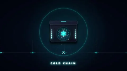 Cold chain logistics technology interface: digital supply chain monitoring .. 库存影片 344852254