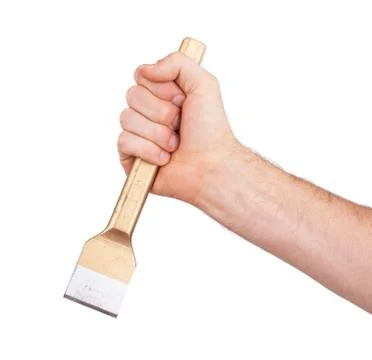 Cold chisel isolated Stock Photos