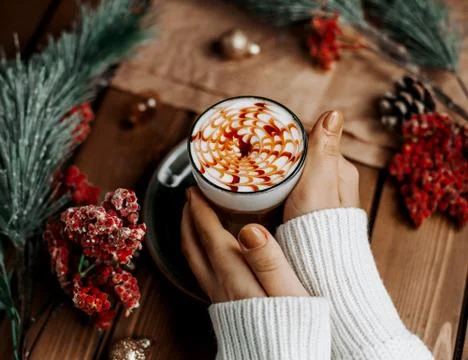 Cold chocolade on the table _ Stock Photos