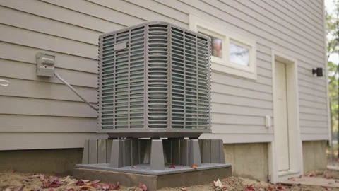 Cold Climate Heat Pump Stock Footage 164468445
