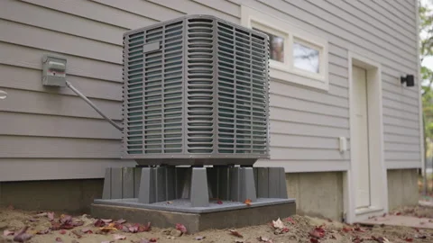Cold Climate Heat Pump Tilt Down Stock Footage 164467952
