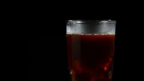Cold coffee with ice cream Stock Footage 91916671