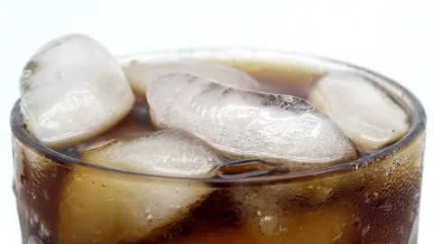 Cold cola soda drink with ice Stock Footage 289911729
