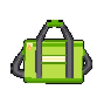 Cold cooler box pixel art vector illustration Stock Illustration