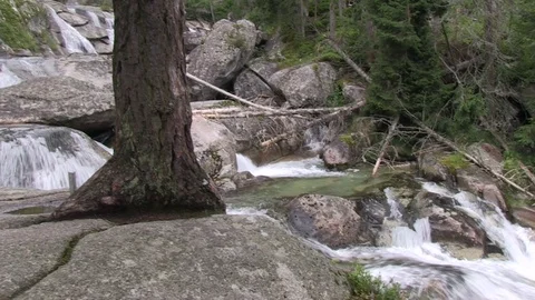 The Cold Creek Waterfalls Video stock 104011938