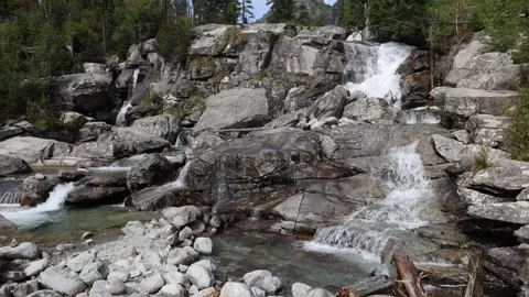 The Cold Creek Waterfalls 스톡 동영상 324813013