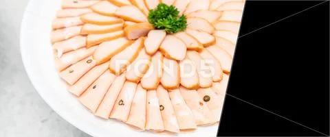 Cold cut meat Stock Photos