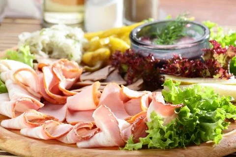 Cold cuts Foto stock