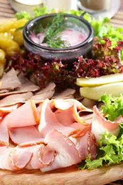 Cold cuts Stock Photos