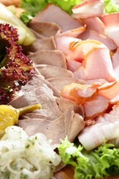 Cold cuts Stock Photos
