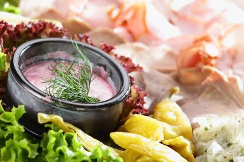 Cold cuts Foto stock