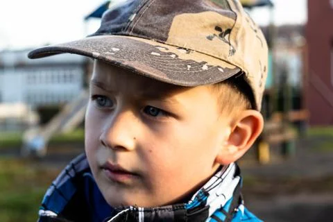 Cold day at playground Stock Photos