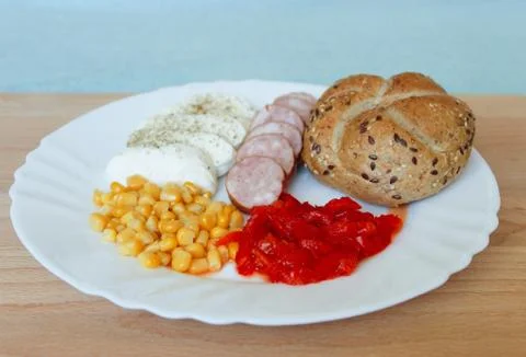 Cold dinner Stock Photos