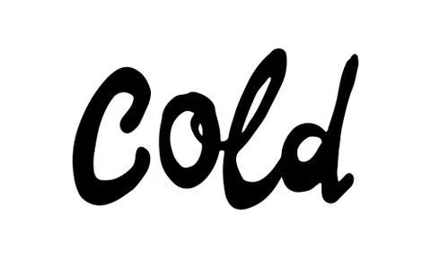 Cold doodle illusatration Stock Illustration