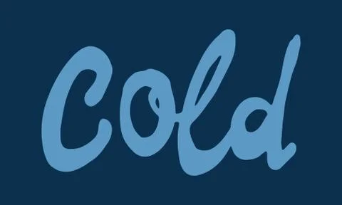 Cold doodle illusatration Stock Illustration