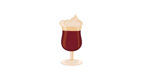 Cold Drink icon animation for motion graphics. Foods and Drinks Icons Stock Footage 147743260