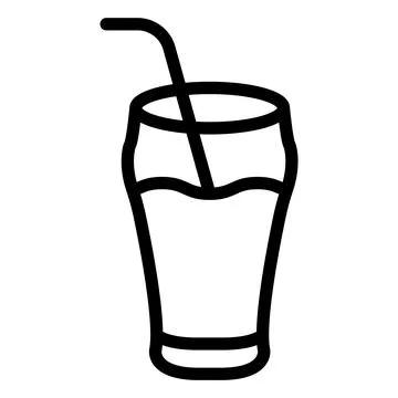 Cold drink Vector Icon Design Illustration Illustrazione stock