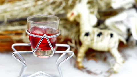 Cold drink wine glass background Stock Footage 38386458