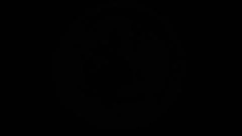 Cold energy aura blink effect on black background Stock Footage 317531656