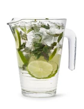 Cold fresh lemonade Stock Photos