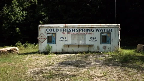Cold Fresh Spring Water Stock Footage 247908169