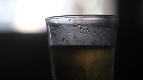 Cold glass of beer Stock Footage 335304968