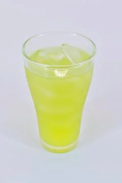 Cold green tea Stock Photos