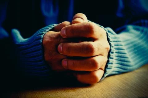 Cold hands Stock Photos