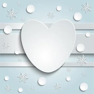 Cold heart Stock Illustration