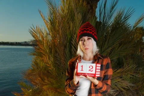 Cold holiday outside Foto stock